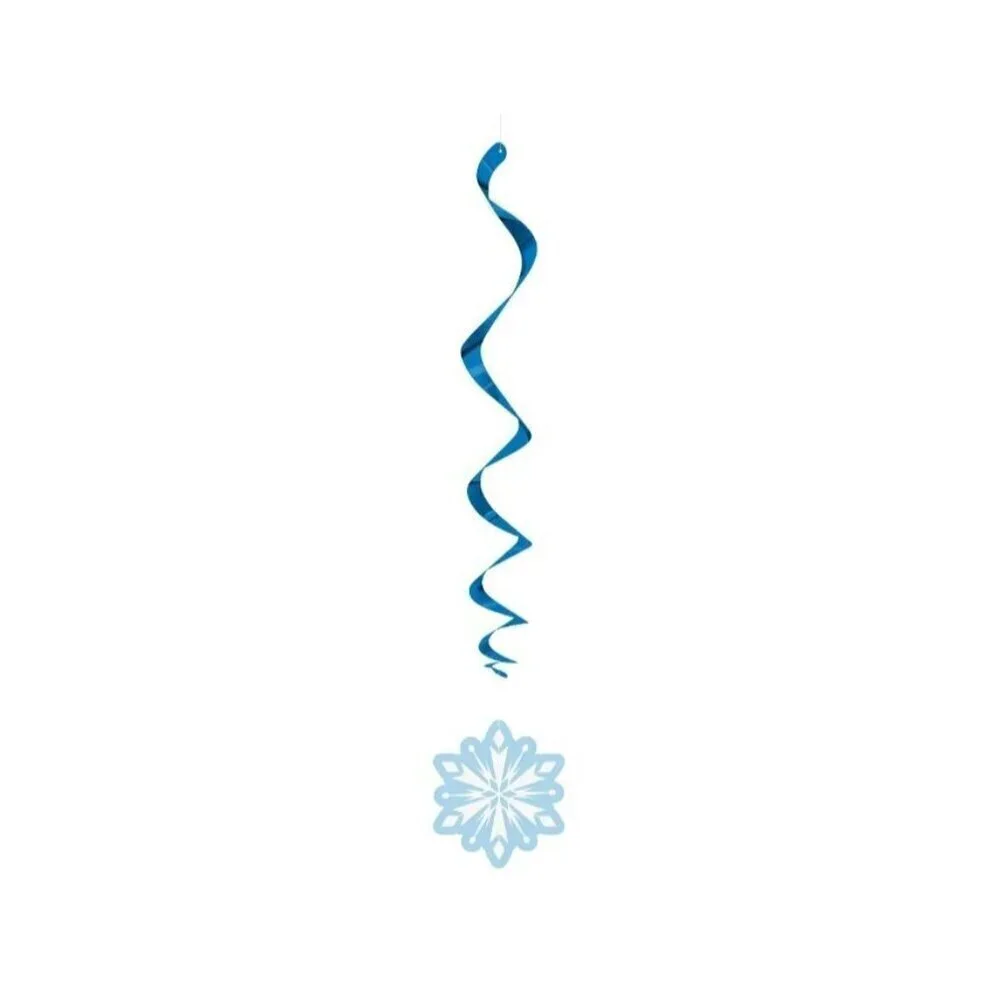 NEW Disney Frozen II Party Decoration Pack of 12 Swirl Hanging Decorations